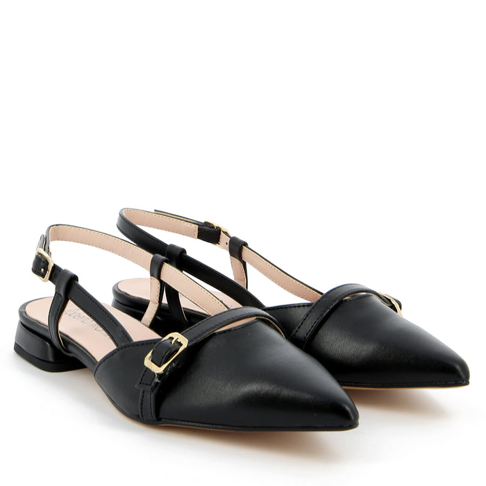 Roberta Martini Slingback bassa Ginevra Nero