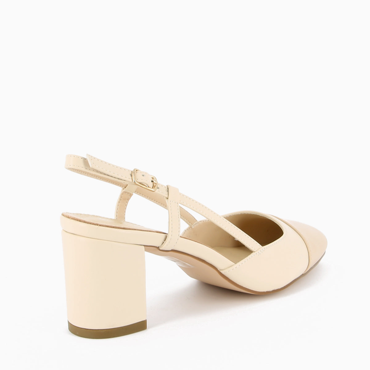 Vera Slingback Cream and Beige