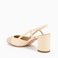 Vera Slingback Cream and Beige