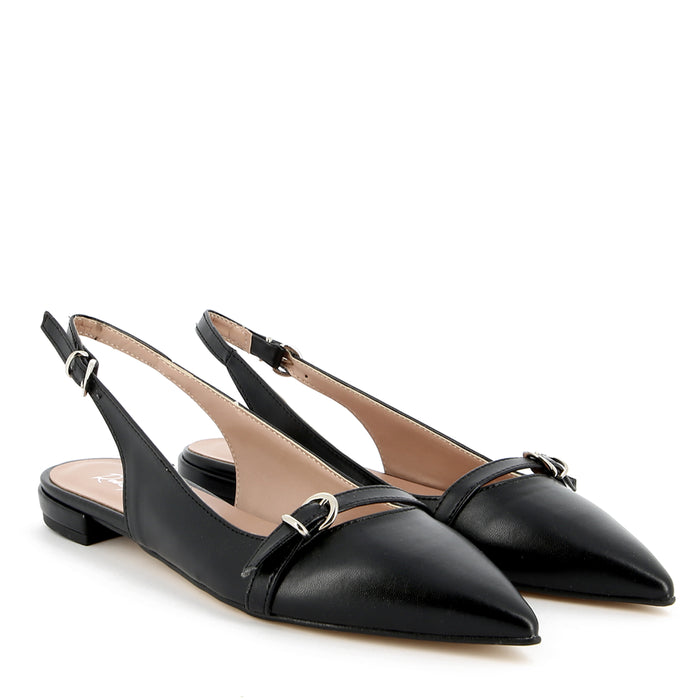 Grace Slingback Ballerina Black