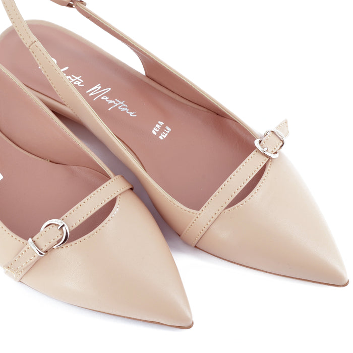 Grace Ballerina Slingback Beige