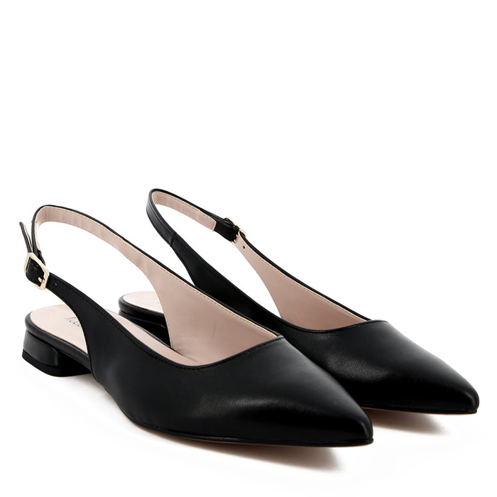 Ilaria Black Slingback