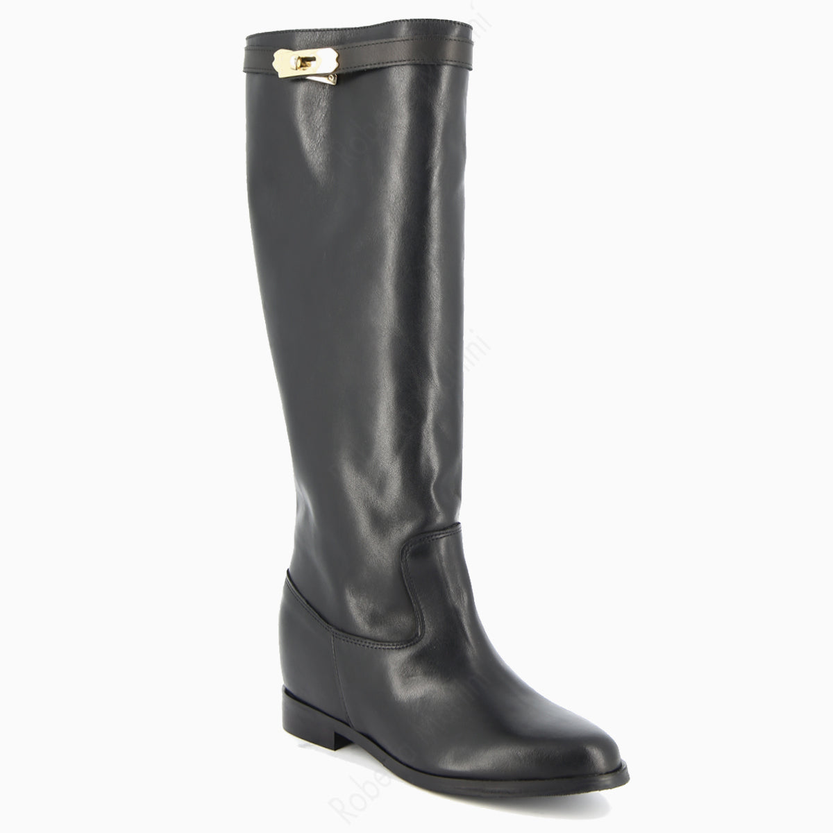 Bota Paris Gold Accesorio Negro