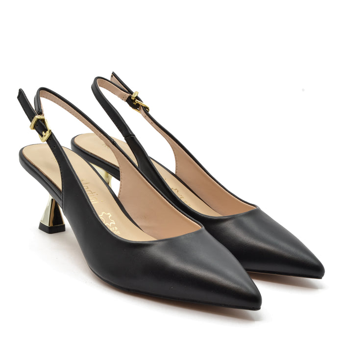 Lisa Pumps with Black Strap