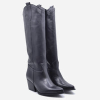 Bota Hanna Cuero Negro