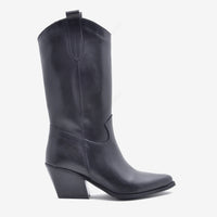 Bota Hanna Cuero Negro