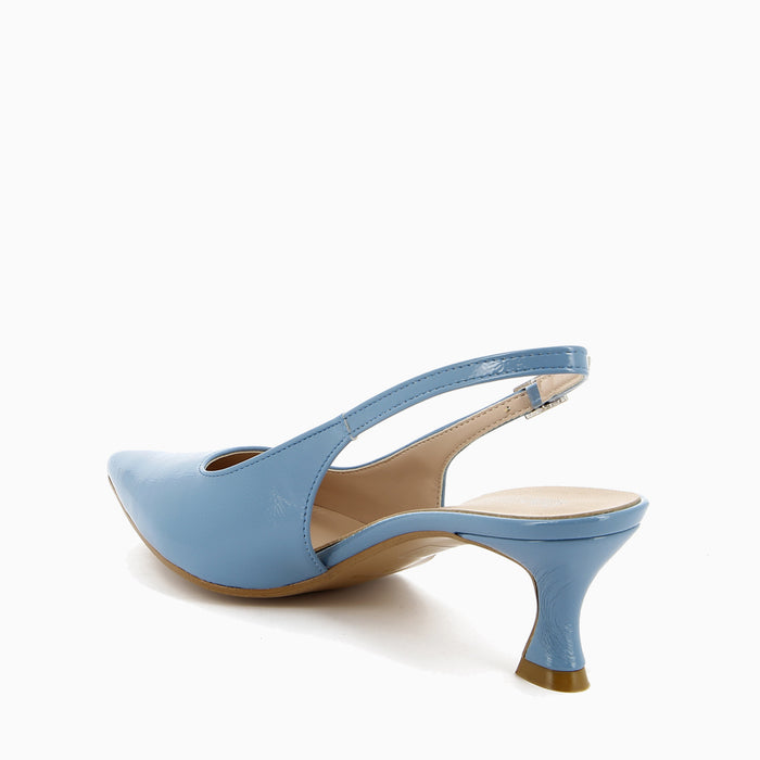 Décolleté Slingback con Cinturino Delia Naplak Celeste