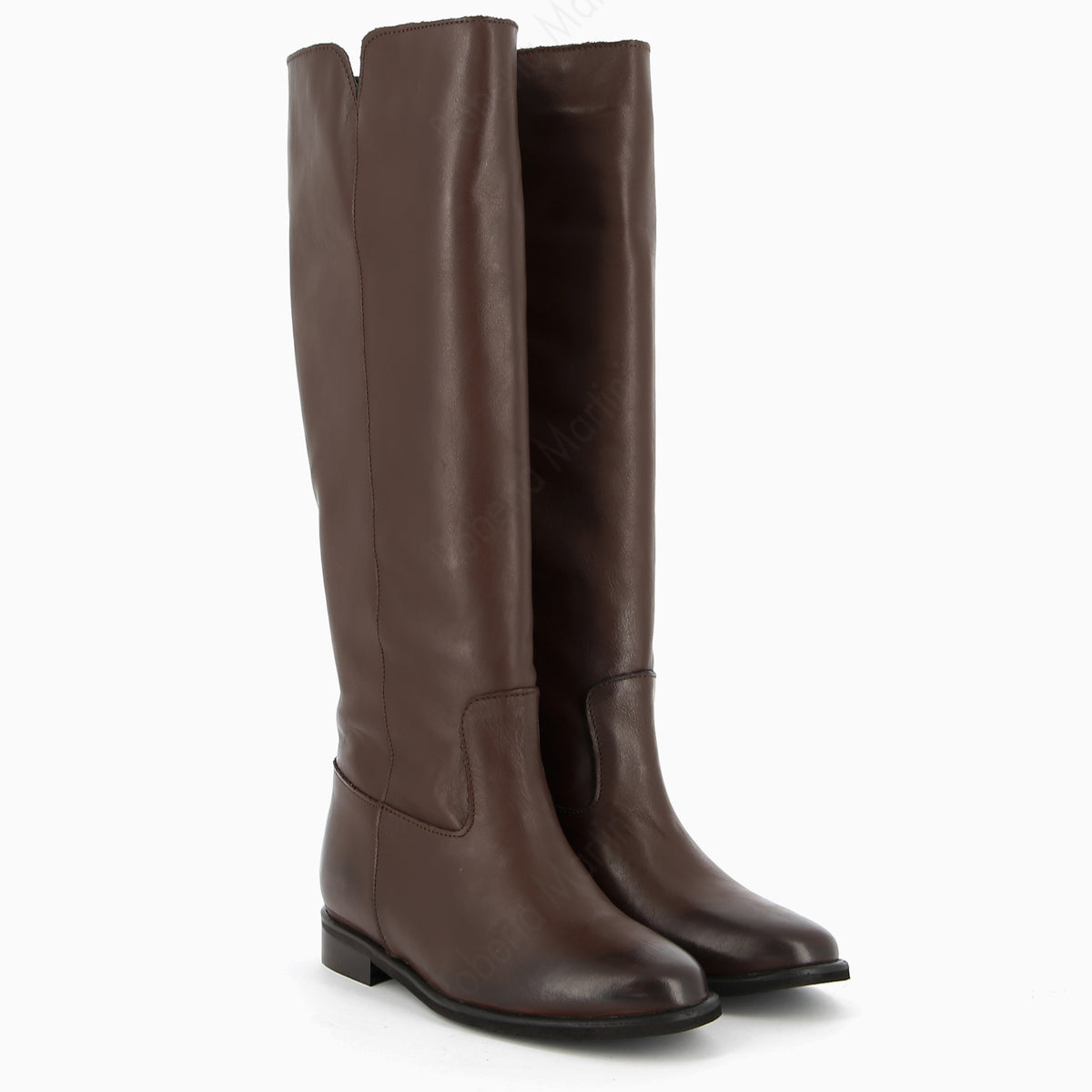 Elodie Boot in Black Leather