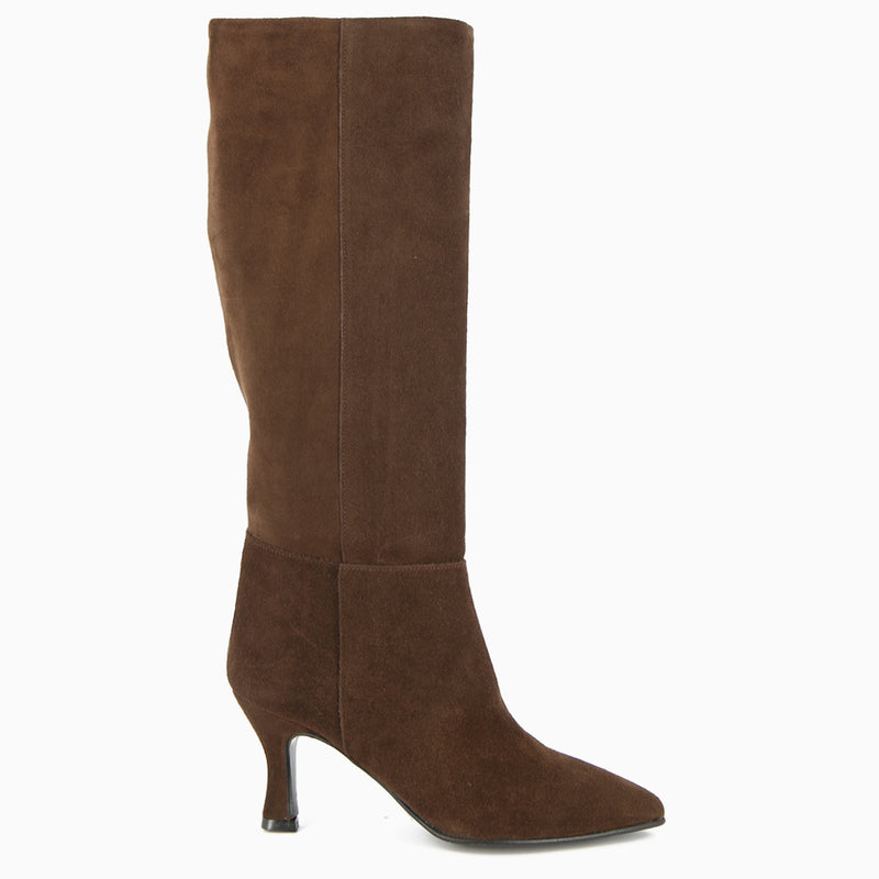 Hanna Black Leather Boot