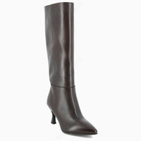 Hanna Black Leather Boot