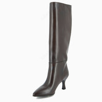 Hanna Black Leather Boot