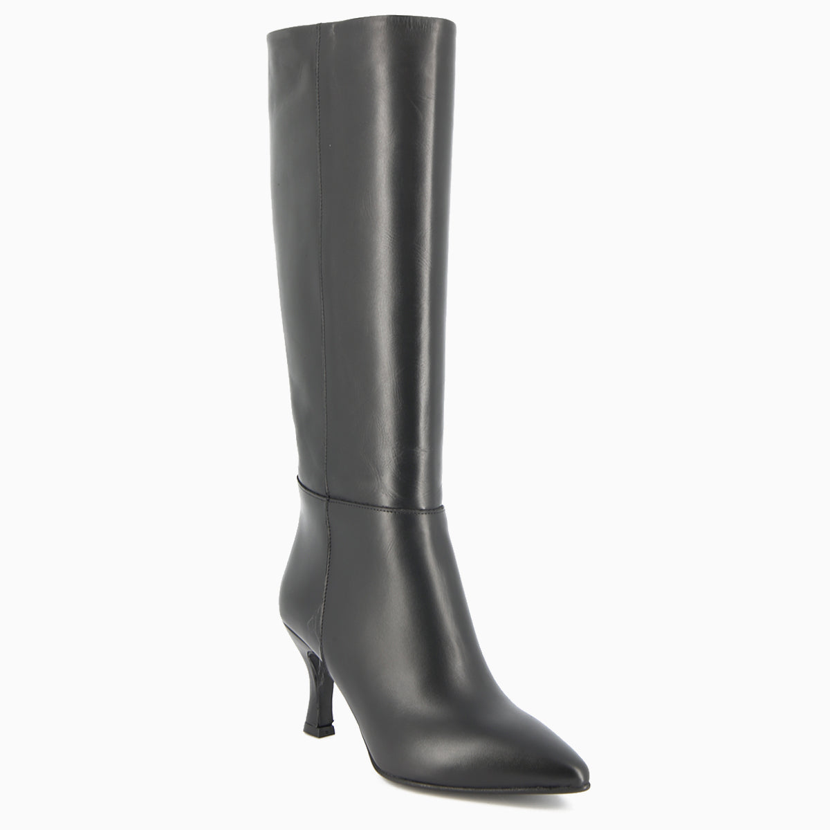 Hanna Black Leather Boot