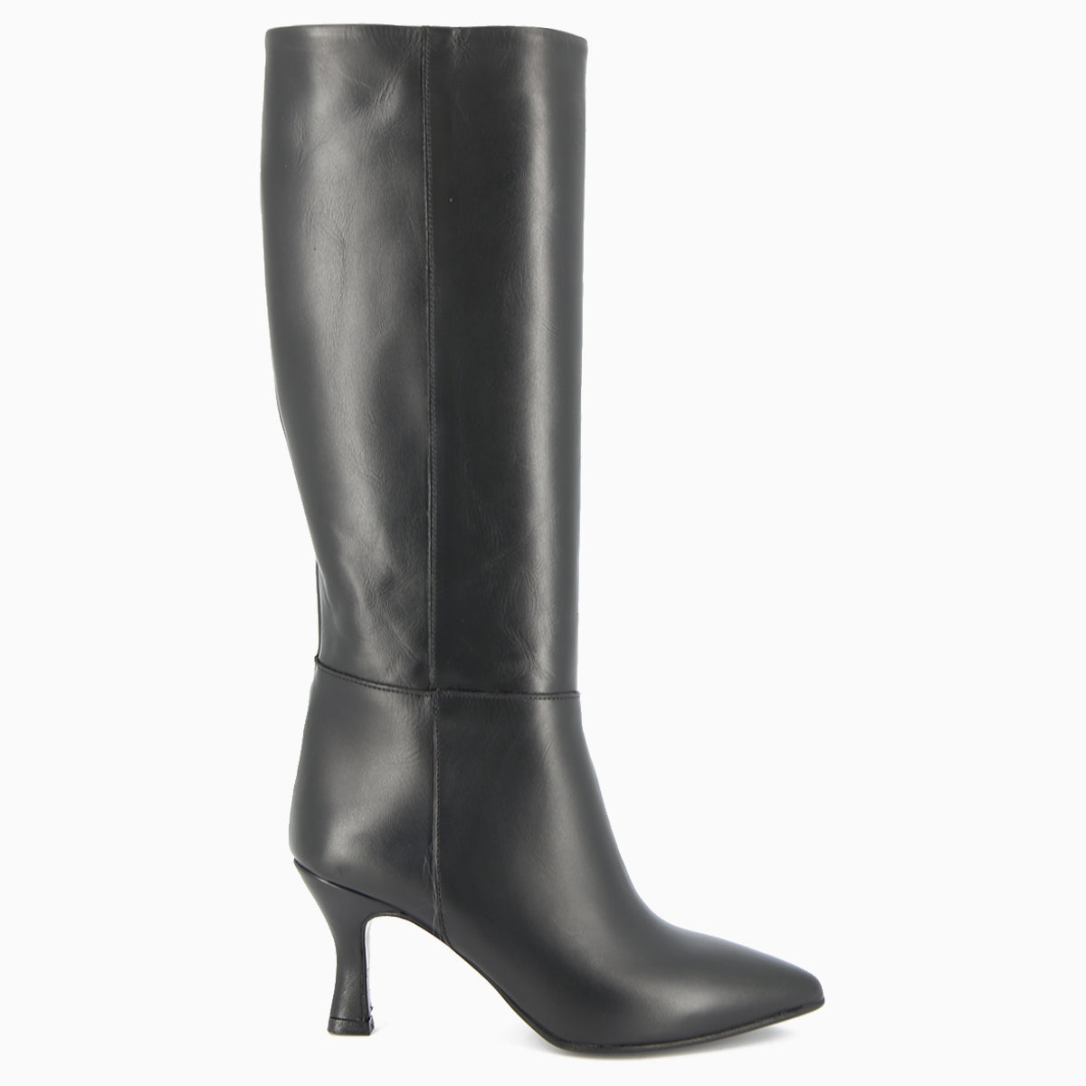Hanna Black Leather Boot
