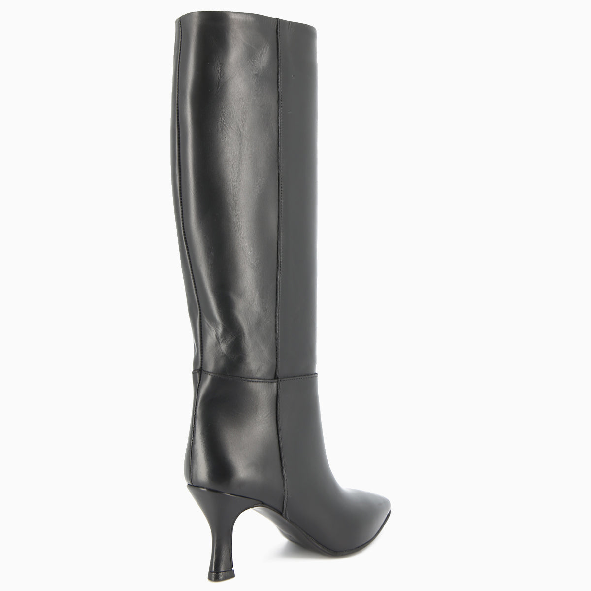 Hanna Black Leather Boot