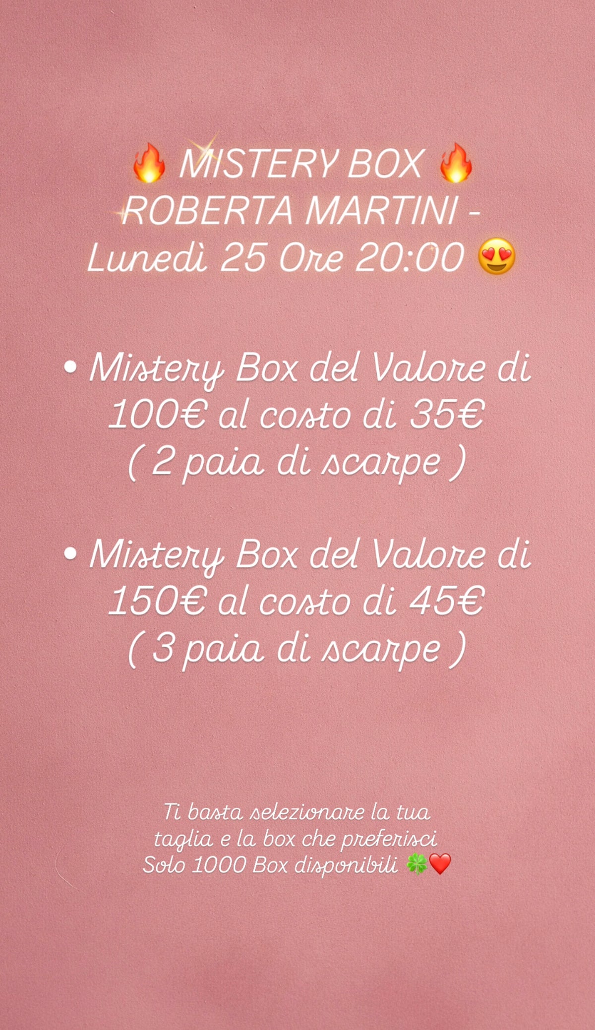 Mistery Box - OFFERTA A TEMPO - ULTIME DISPONIBILITÀ 😍