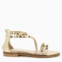 Jada Gold Studded Sandal