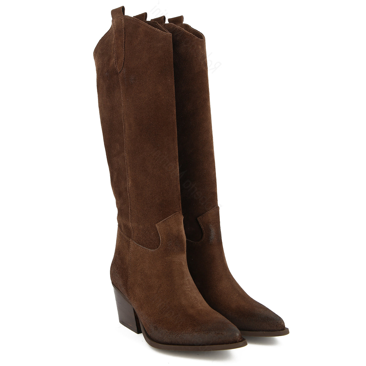 Bota Hanna Cuero Negro