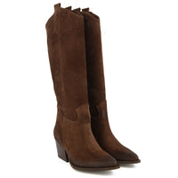 Bota Hanna Cuero Negro