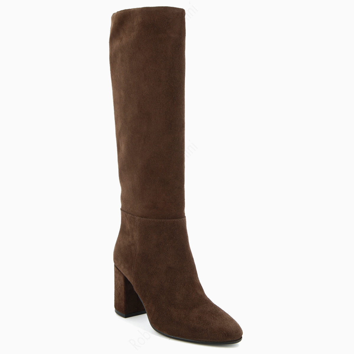 Lorena Black Leather Boot