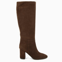 Lorena Black Leather Boot
