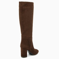 Lorena Black Leather Boot