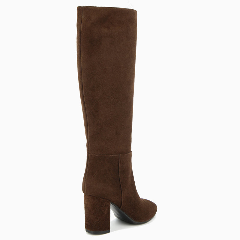 Lorena Black Leather Boot