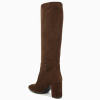 Lorena Black Leather Boot