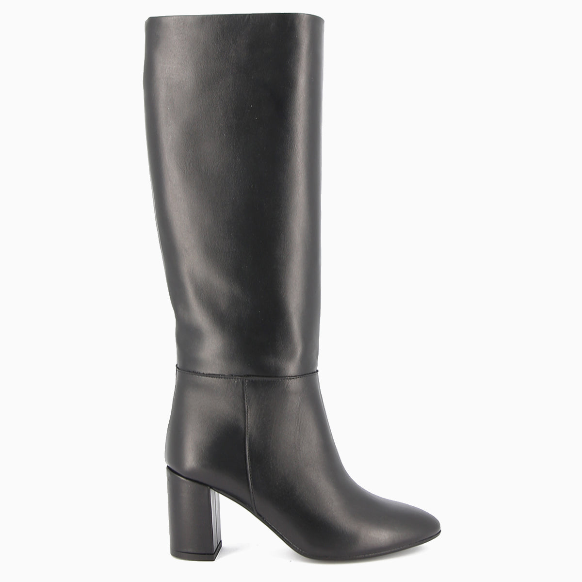 Lorena Black Leather Boot