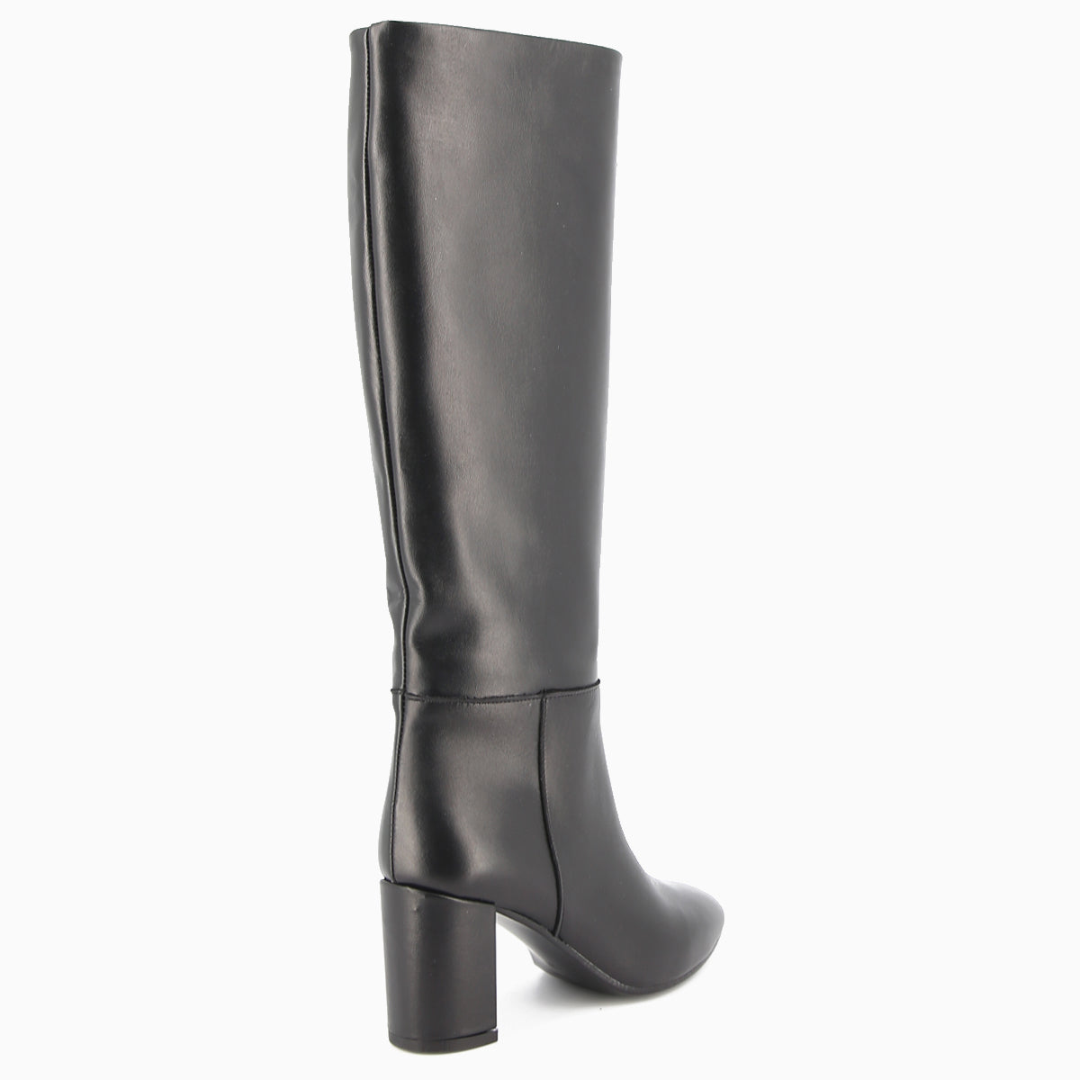 Lorena Black Leather Boot