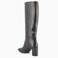 Lorena Black Leather Boot