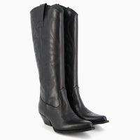 Stivale Donna Melissa Tacco 4cm In Vera Pelle - Roberta Martini