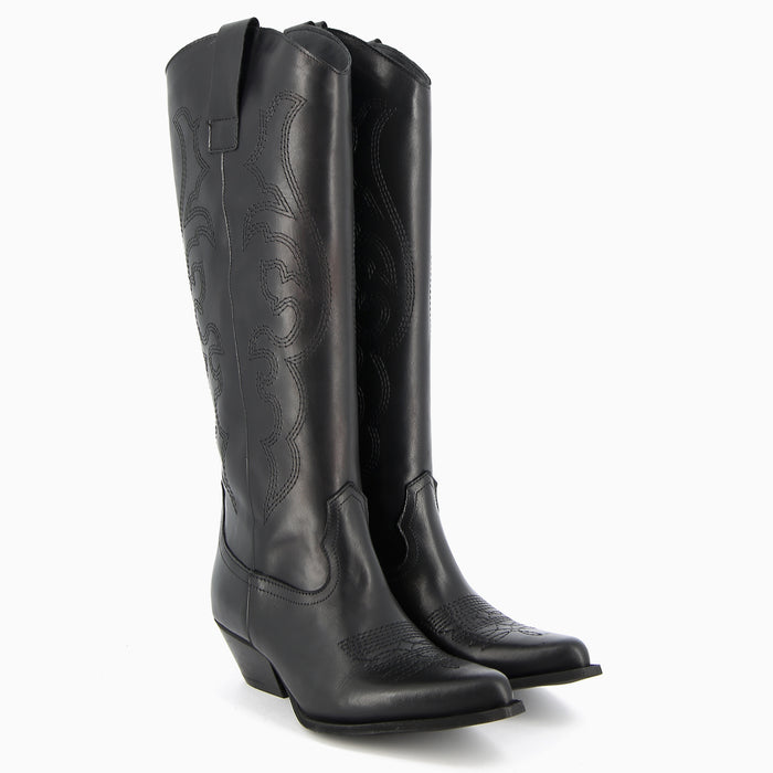 Stivale Donna Melissa Tacco 4cm In Vera Pelle - Roberta Martini