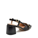 Décolleté Slingback Jane con Cinturino Nero