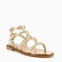 Allegra Gold Studded Sandal