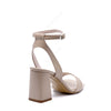 Sandalia Mina con Correa Beige