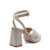 Sandalia Mina con Correa Beige