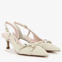 Slingback Alba in Vera Pelle Nappa