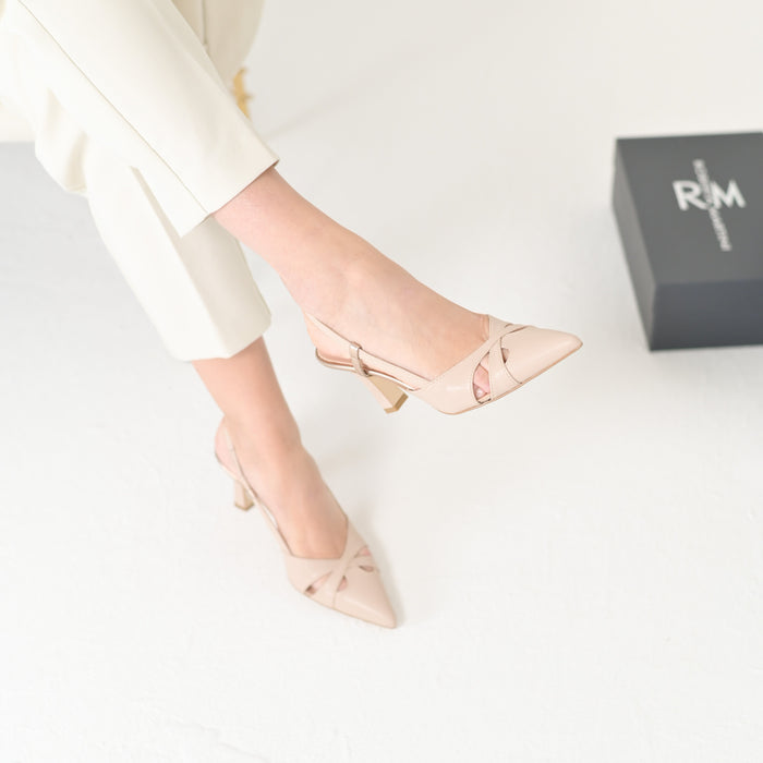 Décolleté Slingback Serena Beige