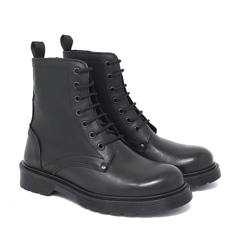 Biker anfibio Paoline Black Calf