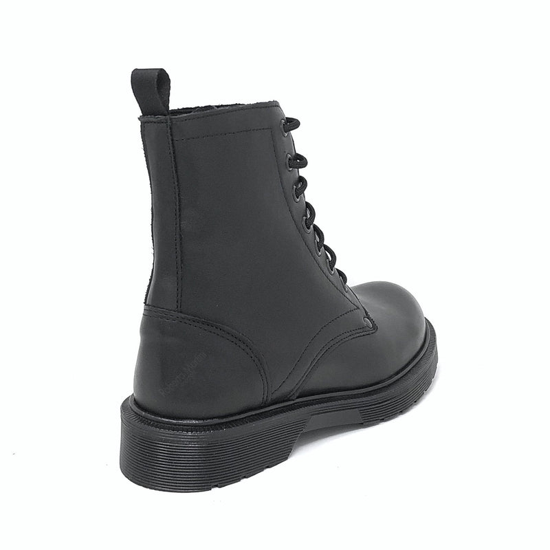 Biker anfibio Paoline Black Calf