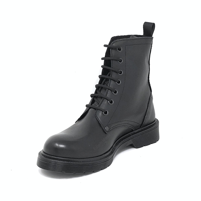 Biker anfibio Paoline Black Calf